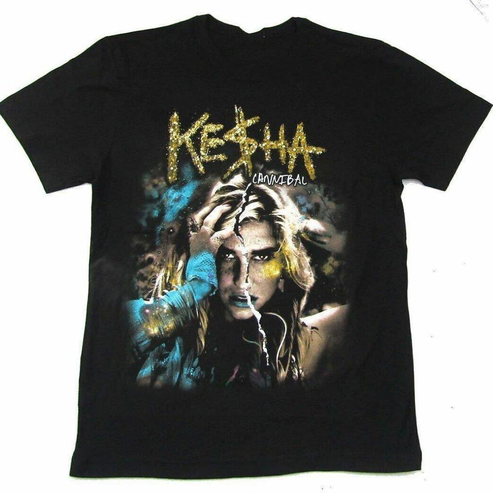 Kesha Keha Cannibal Get Sleazy 2011 Tour Black Unisex Tshirt 1